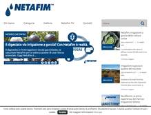 Tablet Screenshot of blog.netafim.it
