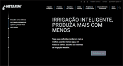 Desktop Screenshot of netafim.com.br