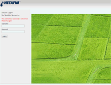 Tablet Screenshot of portal.netafim.com