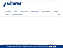Tablet Screenshot of netafim.de