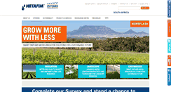 Desktop Screenshot of netafim.co.za